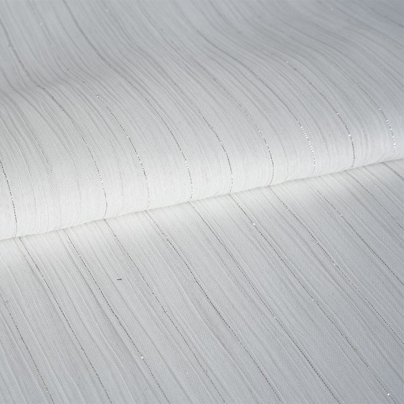 75D 실버 실크 쉬폰 크레이프