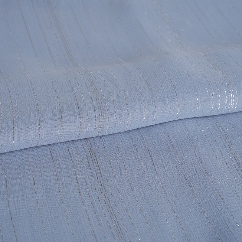 75D 불규칙 실버 실크 쉬폰 크레이프