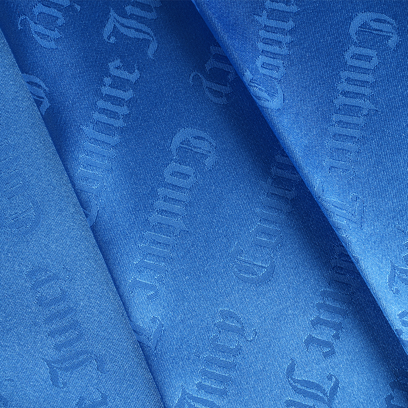 75D 스트레치 새틴 레터 자카드 원단