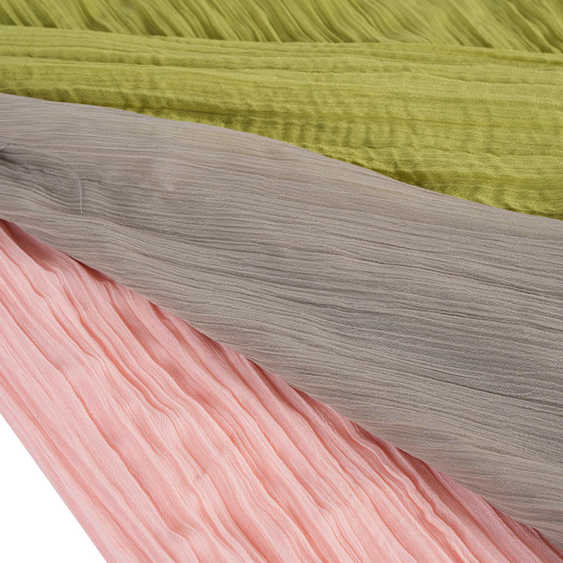 75d 쉬폰 크레이프 주름 직물