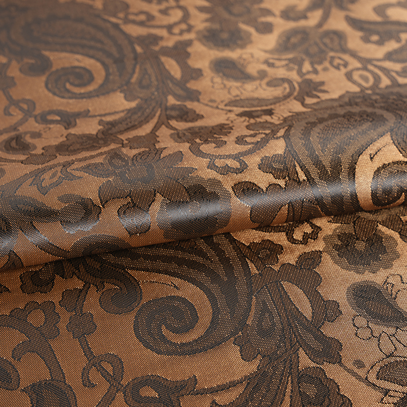 폴리에스테르 부채꼴 류트 플라워 자카드