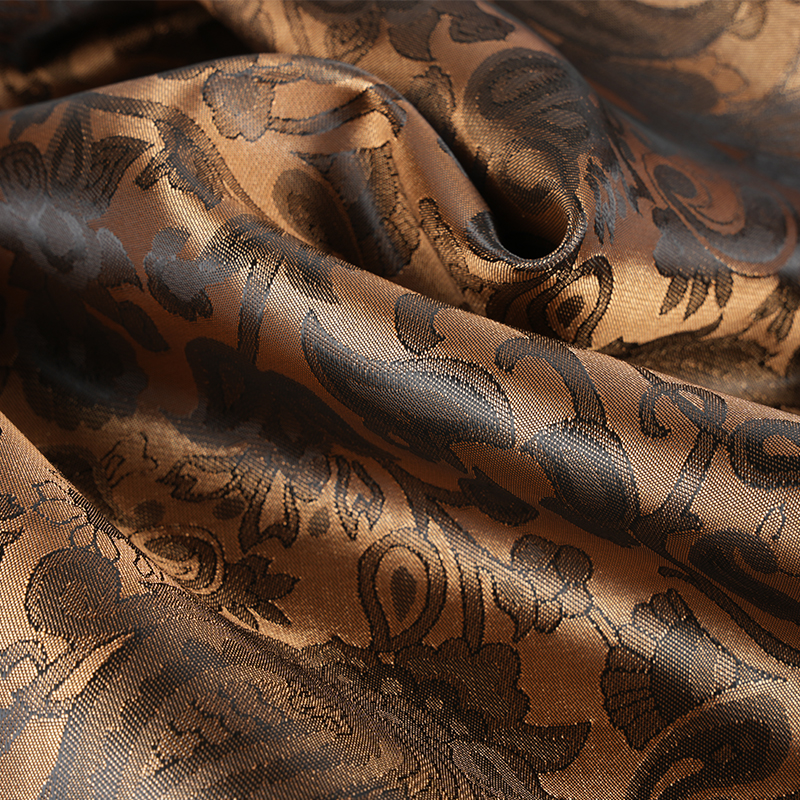 폴리에스테르 부채꼴 류트 플라워 자카드