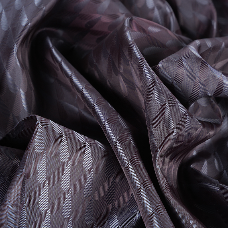 폴리에스테르 양이온 2색 대칭형 러브 자카드 염색