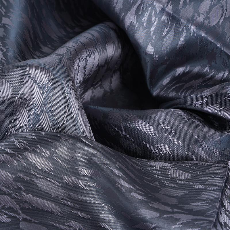 양이온 레오파드 프린트 자카드