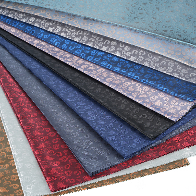 폴리에스테르 양이온 캐슈 플라워 자카드