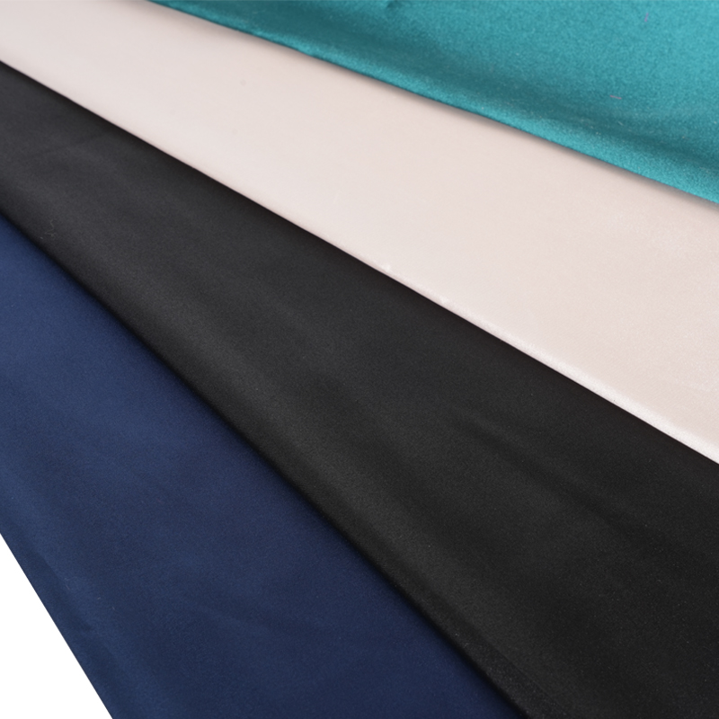 50D*50D 염색 광택 트위스트 스트레치 새틴 염색 직물