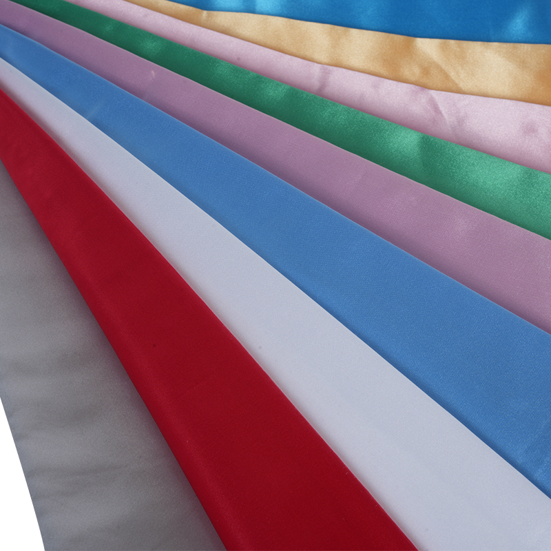 50/75 글로시 비꼬임 새틴 + 상단 패브릭의 얇은 패들