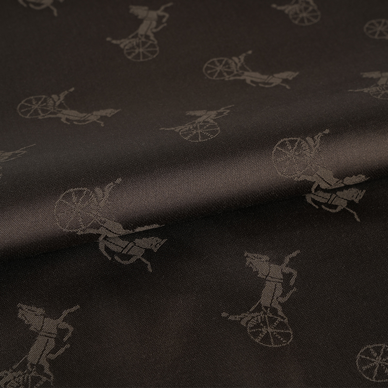 폴리에스테르/면 캐리지 자카드 직물