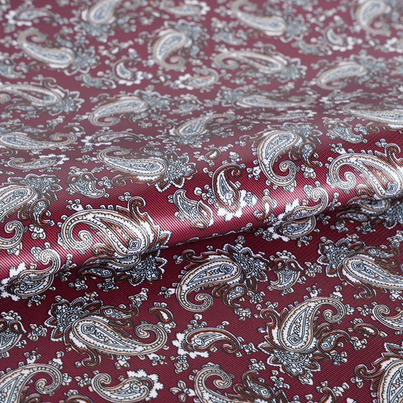 폴리에스테 모조 레이온 비파 꽃 인쇄 직물