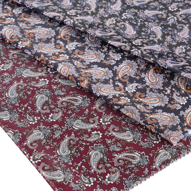 폴리에스테 모조 레이온 비파 꽃 인쇄 직물