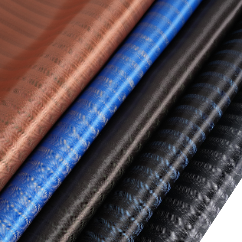 PV 새틴 숨겨진 스트라이프 패브릭