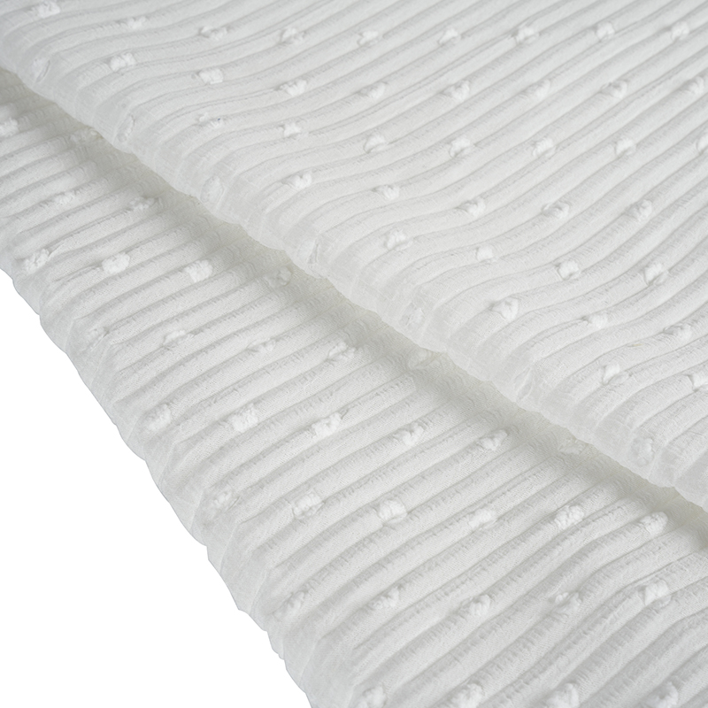 대마 잎 거품 인쇄 직물을 모방하는 폴리 에스터 원사