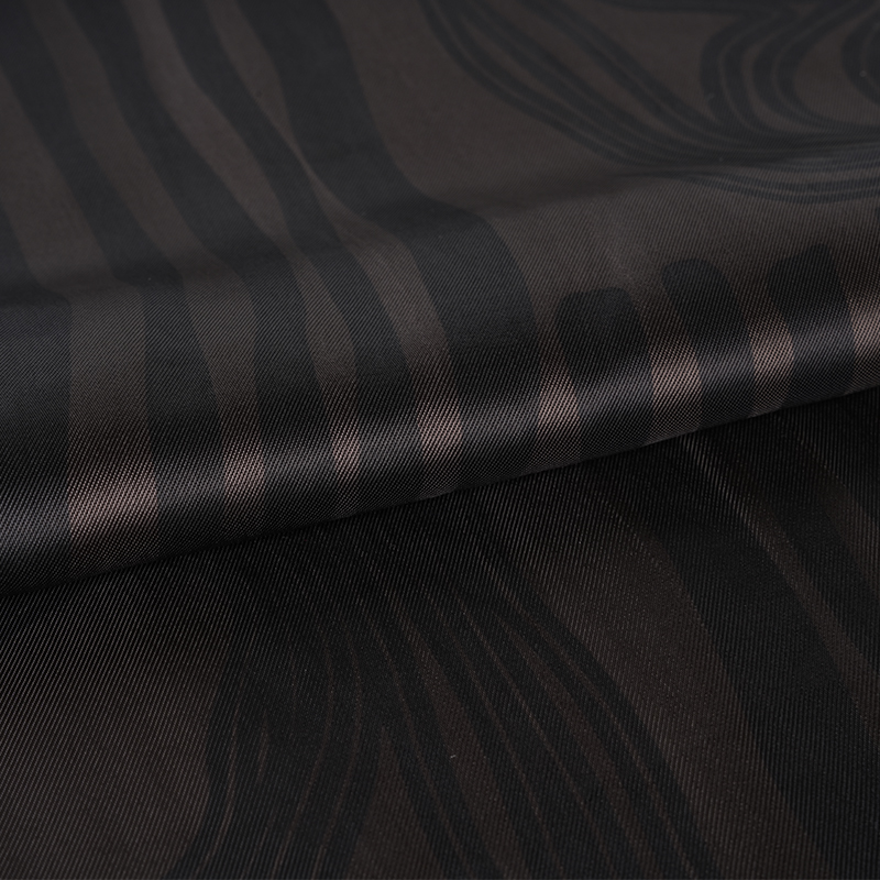 120D 레이온 트윌 스트라이프 프린트 원단